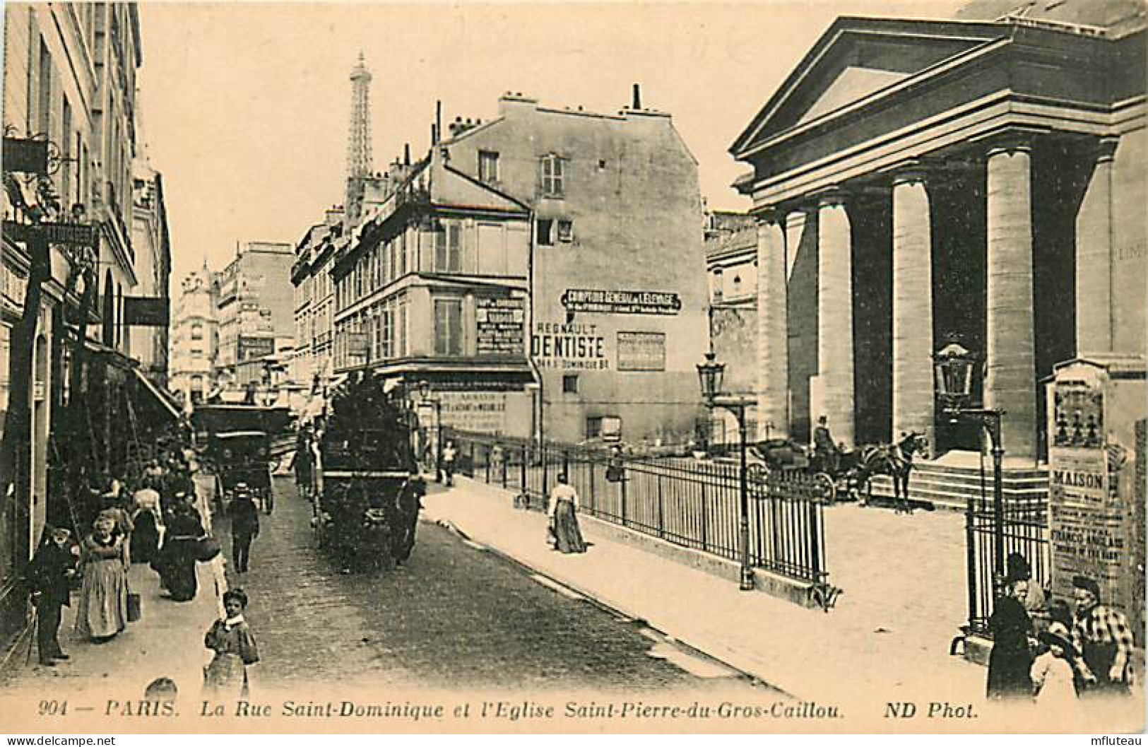 75* PARIS  7e   Rue St Dominique  - Eglise St Pierre Gros Caillou   RL04 .0993 - District 07