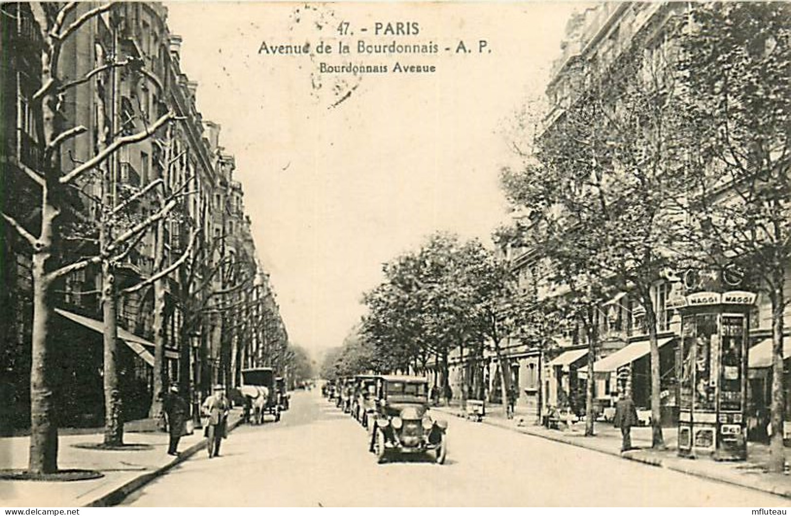 75* PARIS  7e    Av De La Bourdonnais   RL04 .0992 - District 07