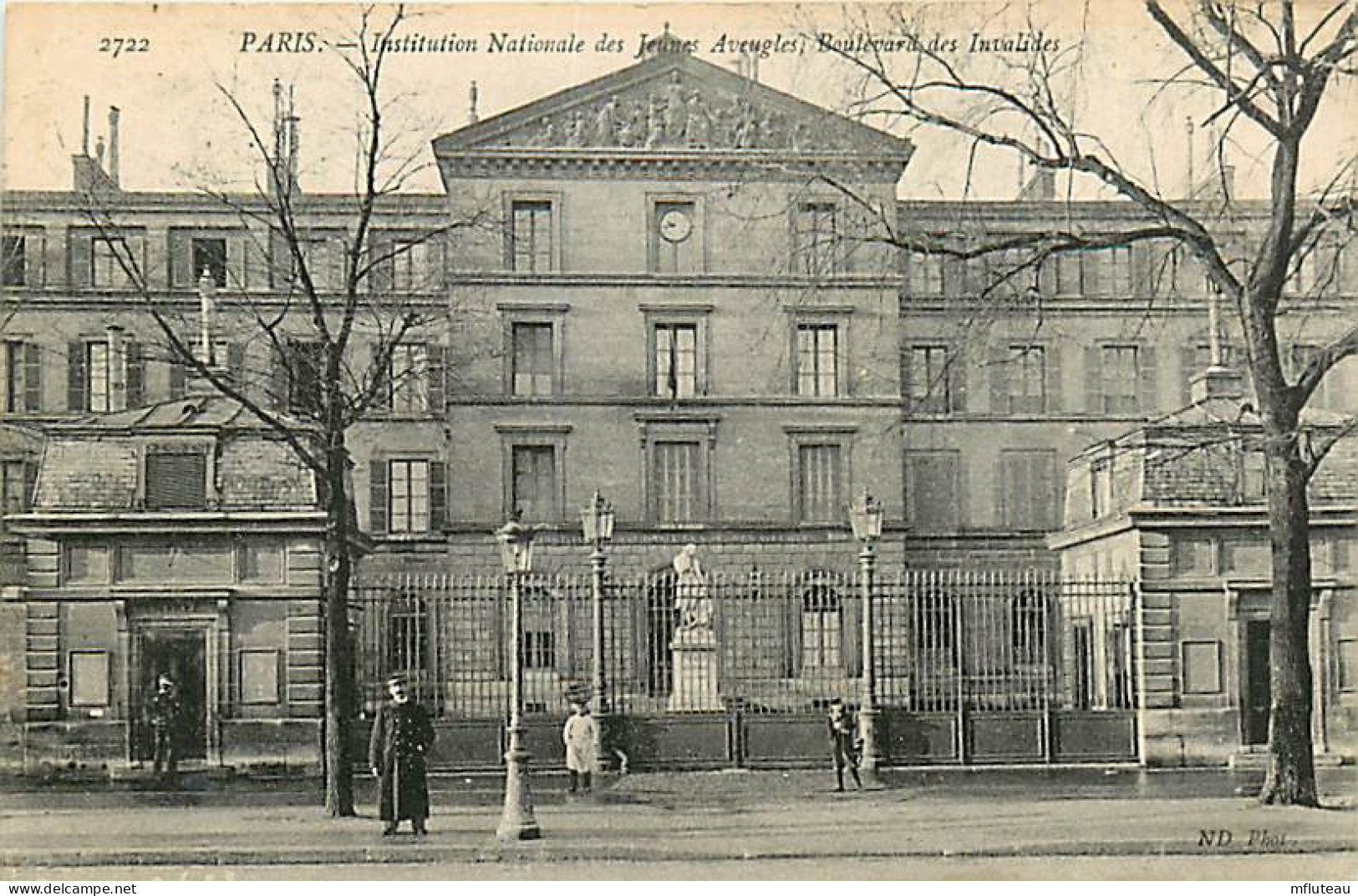75* PARIS  7e   Institution Jeunes Aveugles  Bd Invalides  RL04 .0956 - Paris (07)