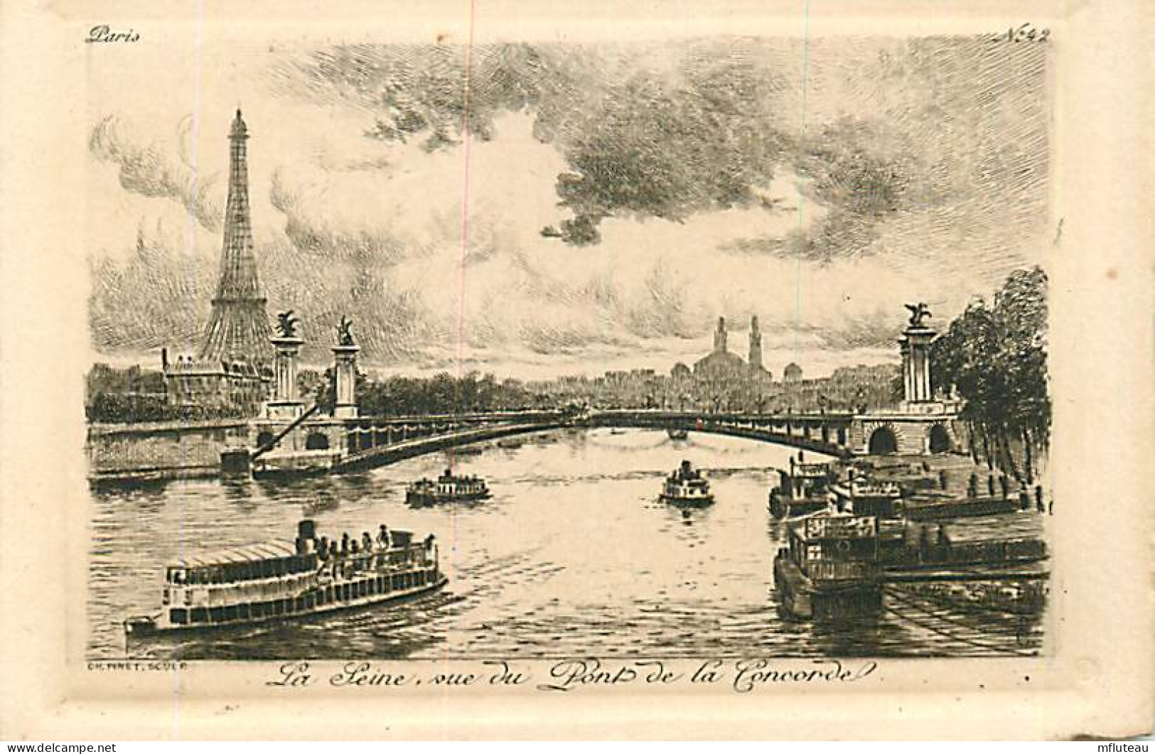 75* PARIS  7e  Pont De La Concorde    RL04 .0921 - Distretto: 07