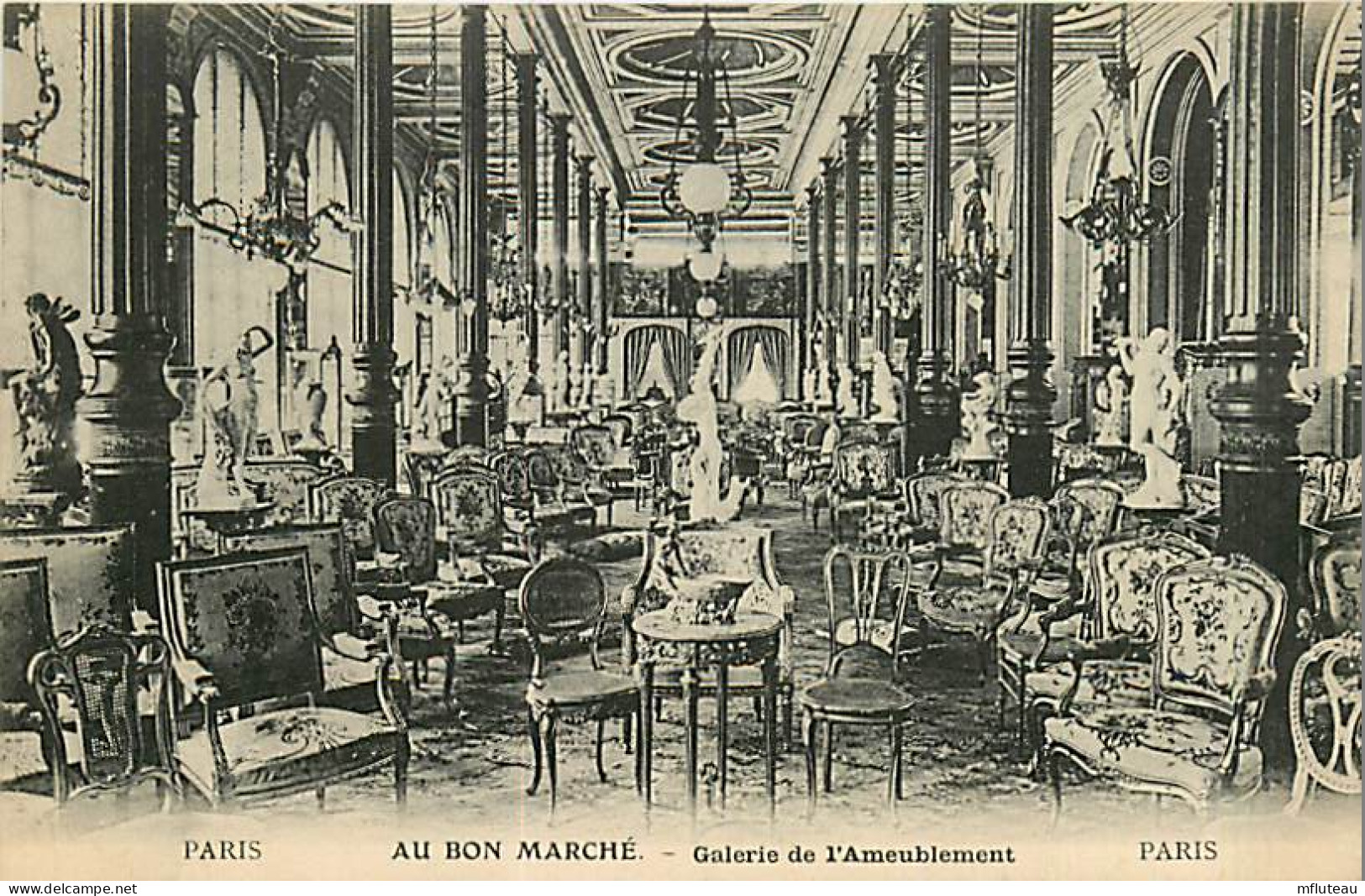 75* PARIS  7e  Au Bon Marche  Galerie Ameublement    RL04 .0909 - Arrondissement: 07