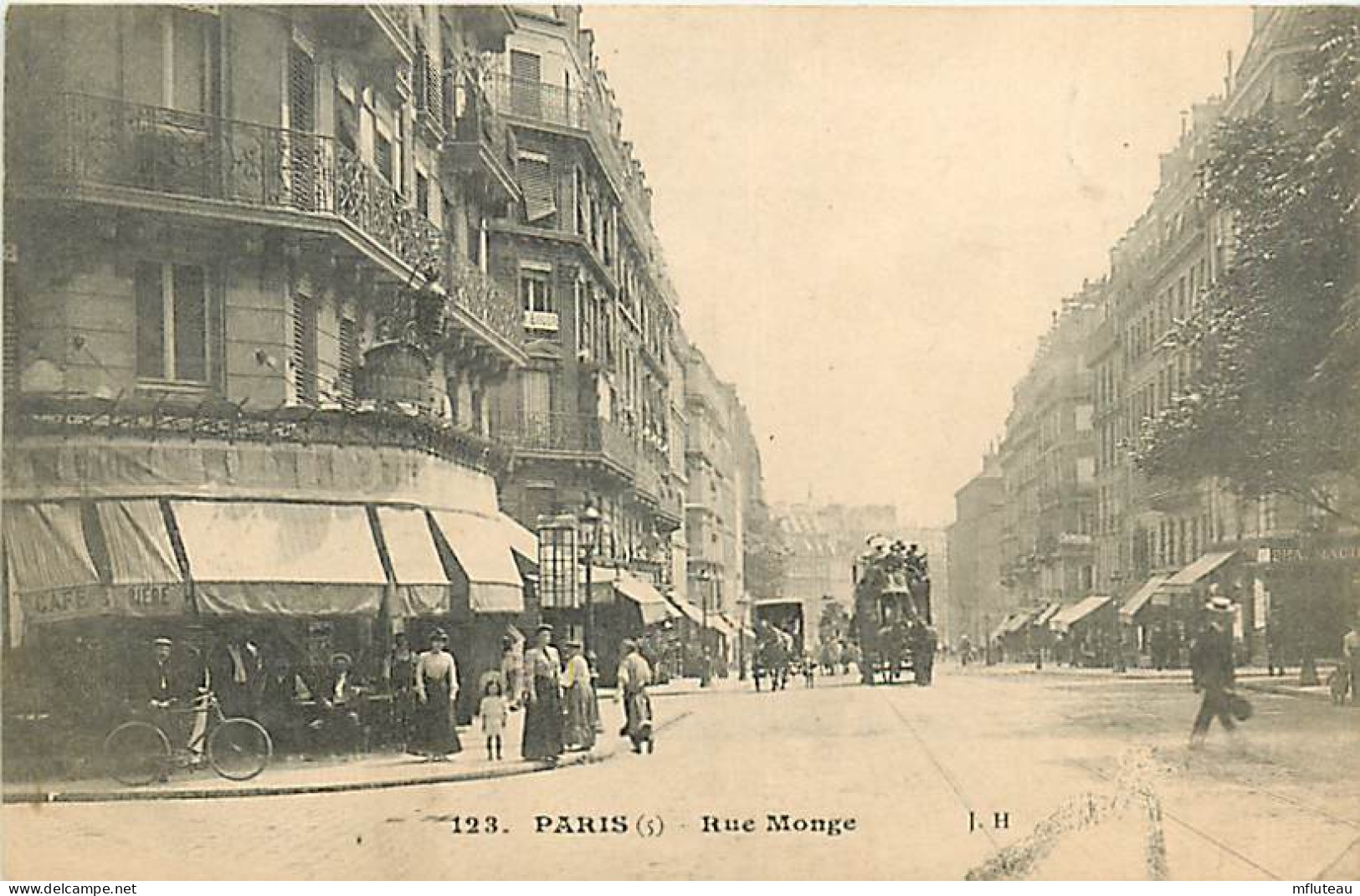 75* PARIS  5e  Rue Monge     RL04 .0777 - Arrondissement: 05