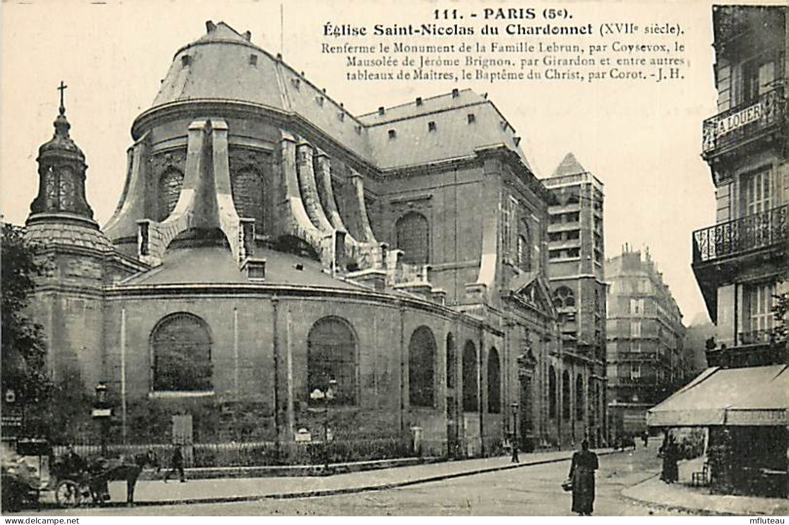 75* PARIS  5e   Eglise St Etienne Du Chardonnet     RL04 .0772 - Arrondissement: 05