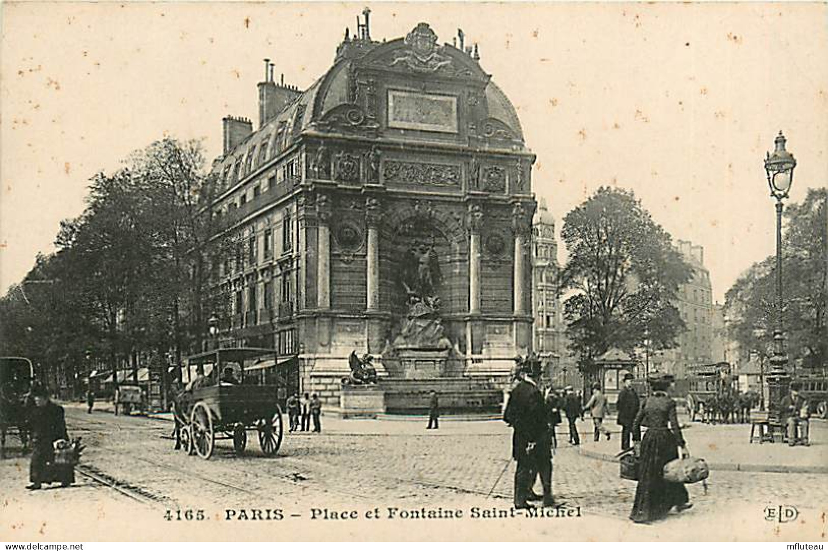 75* PARIS  5e   Place St Michel    RL04 .0758 - Distrito: 05