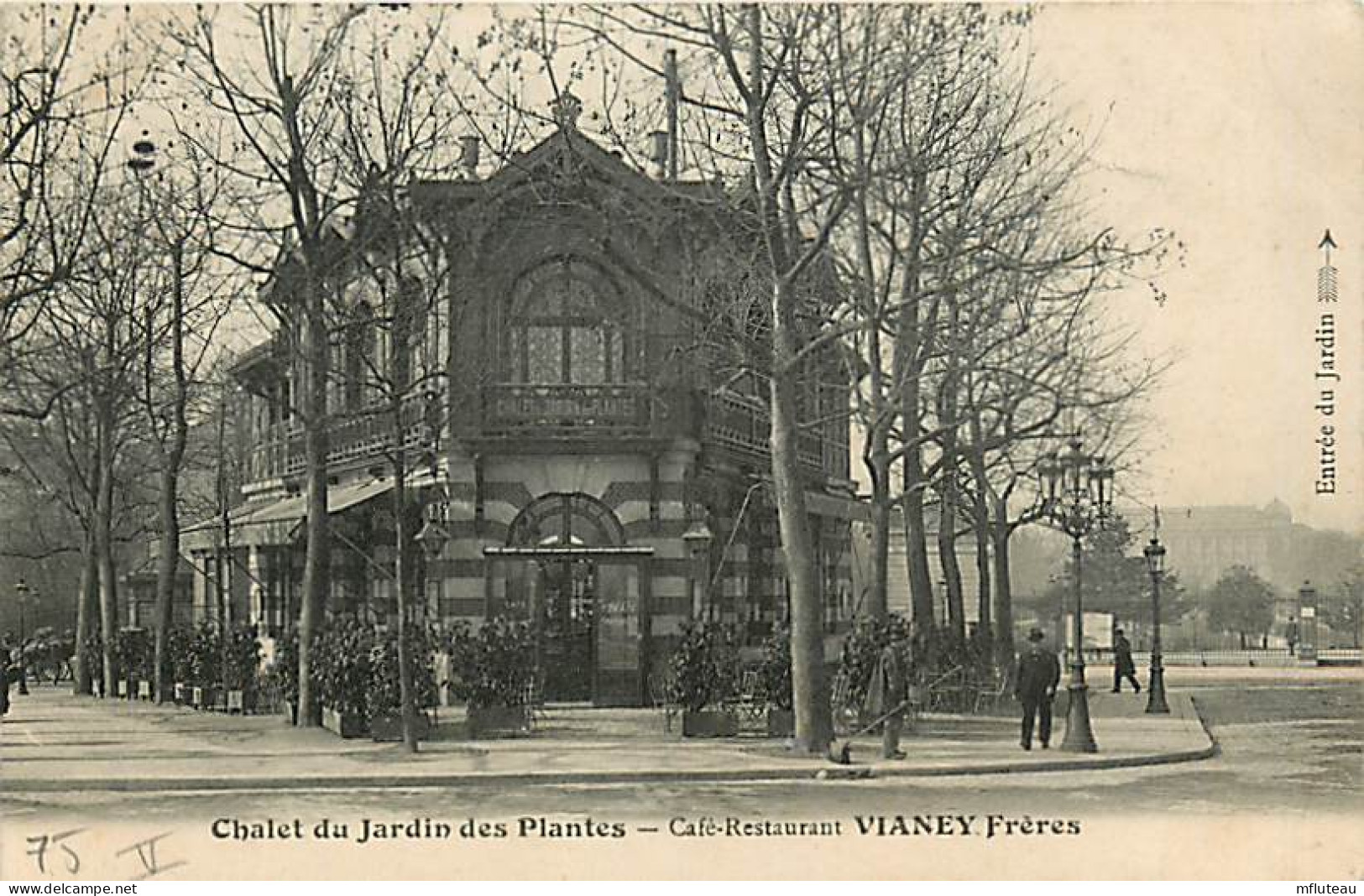 75* PARIS  5e  Cafe VIANEY  Jardin Des Plantes     RL04 .0685 - District 05