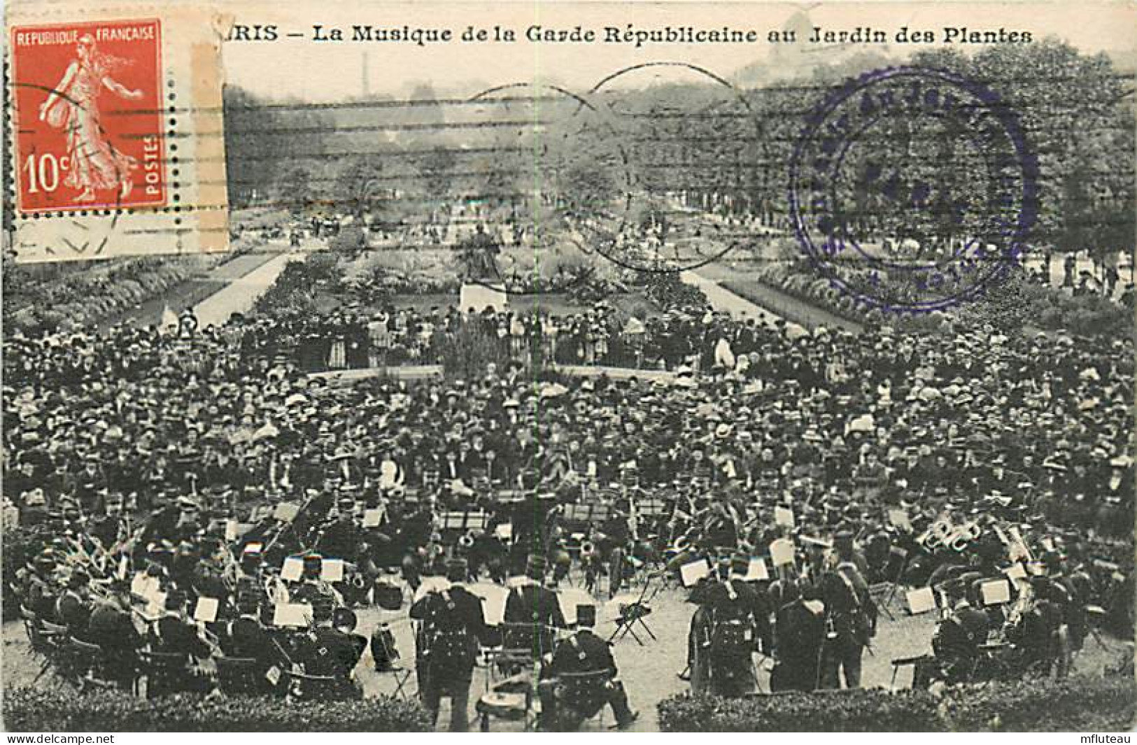 75* PARIS  5e  Jardin Des Plantes  Musique Garde Republicaine     RL04 .0638 - Arrondissement: 05