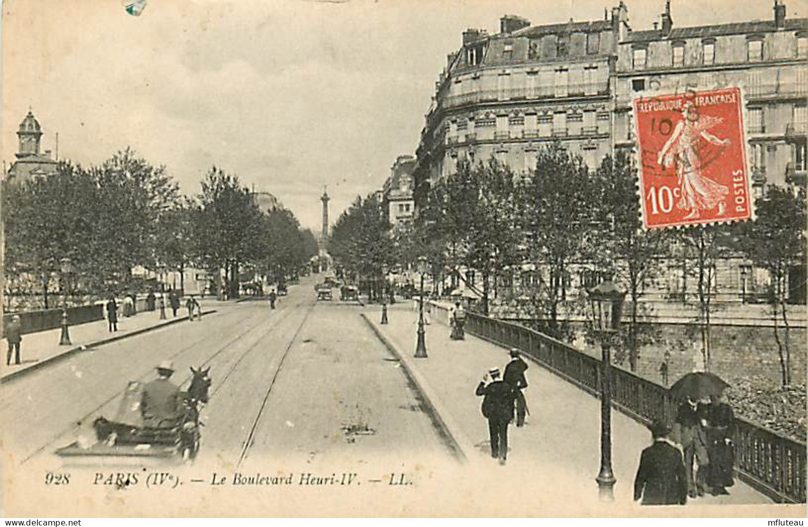 75* PARIS 4e   Bd Henri IV     RL04 .0600 - Distrito: 04