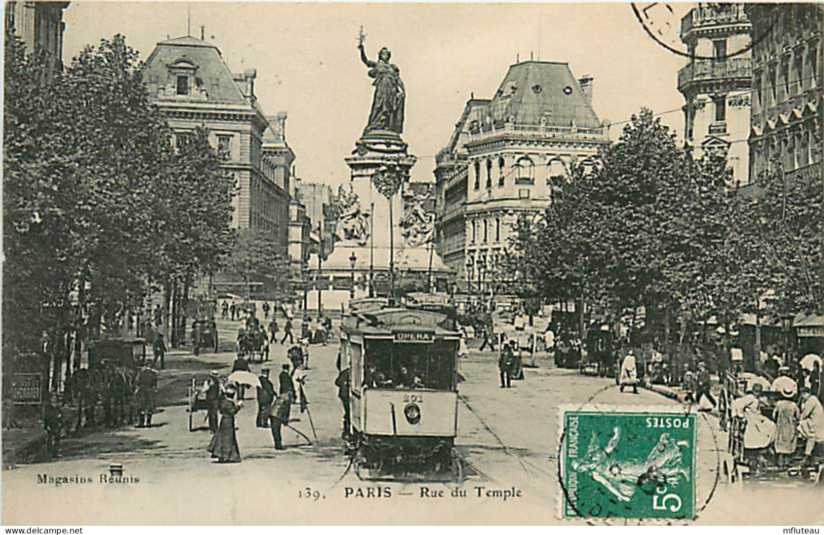 75* PARIS 4e   Rue Du Temple     RL04 .0584 - Paris (04)