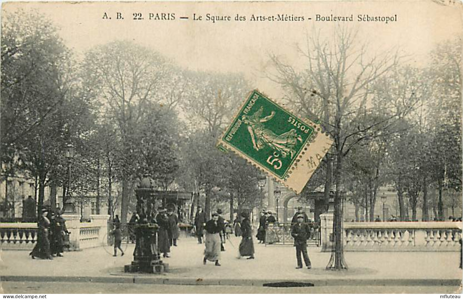 75* PARIS 4e  Square Des Arts Et Metiers     RL04 .0567 - District 04