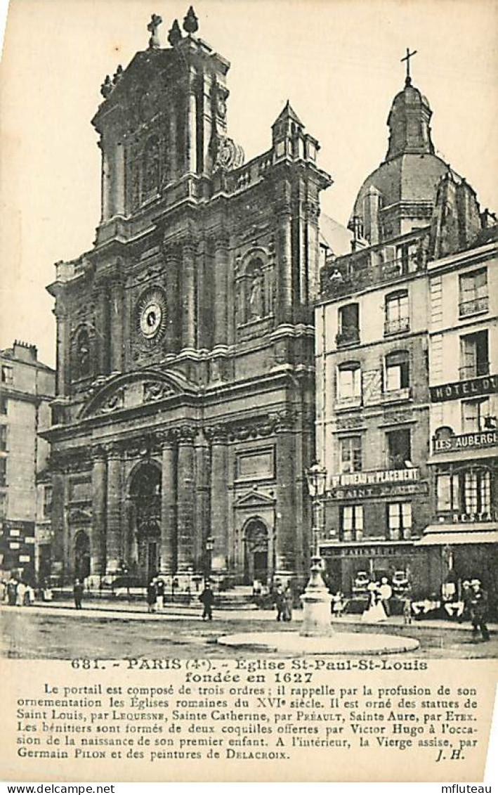 75* PARIS 4e  Eglise  St Louis      RL04 .0554 - District 04