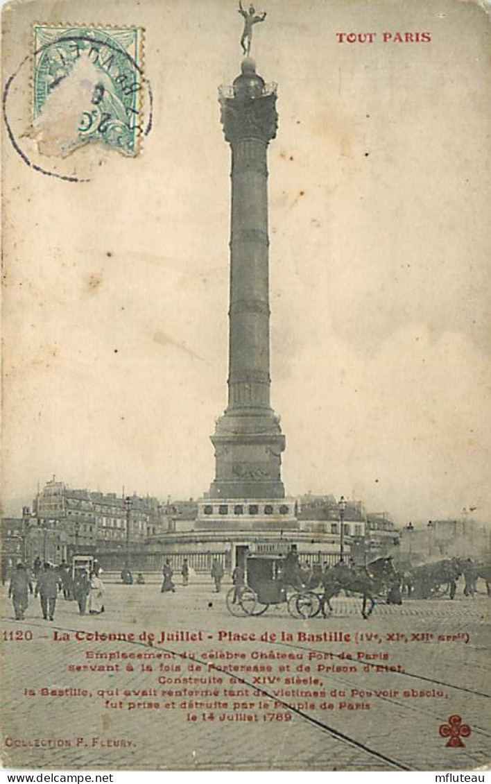 75* PARIS 4e   Colonne De Juillet   RL04 .0543 - Distrito: 04