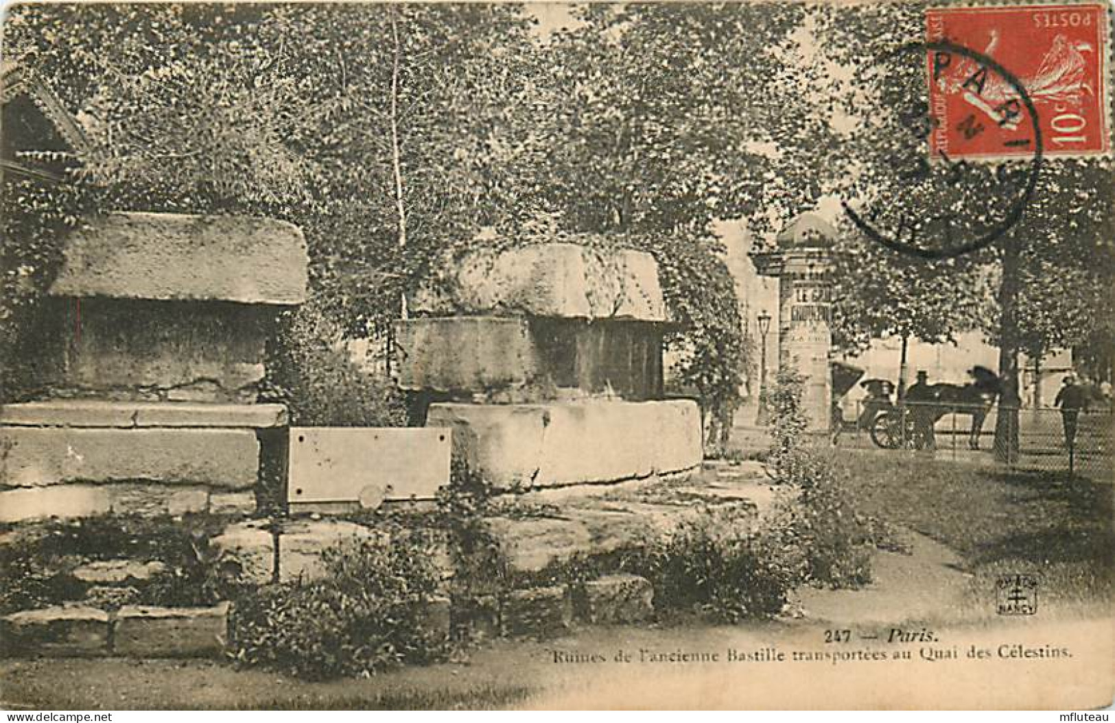 75* PARIS 4e   Ruine « bastille » Quai Des Celestins     RL04 .0539 - Distrito: 04