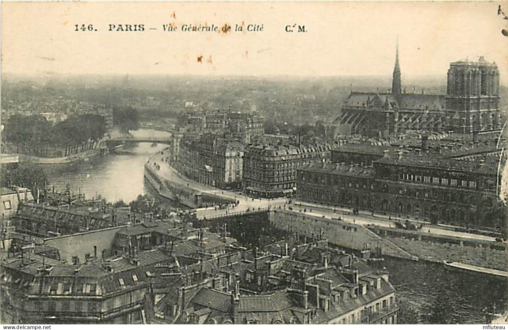 75* PARIS 4e   Vue Generale De La Cite   RL04 .0467 - Distrito: 04