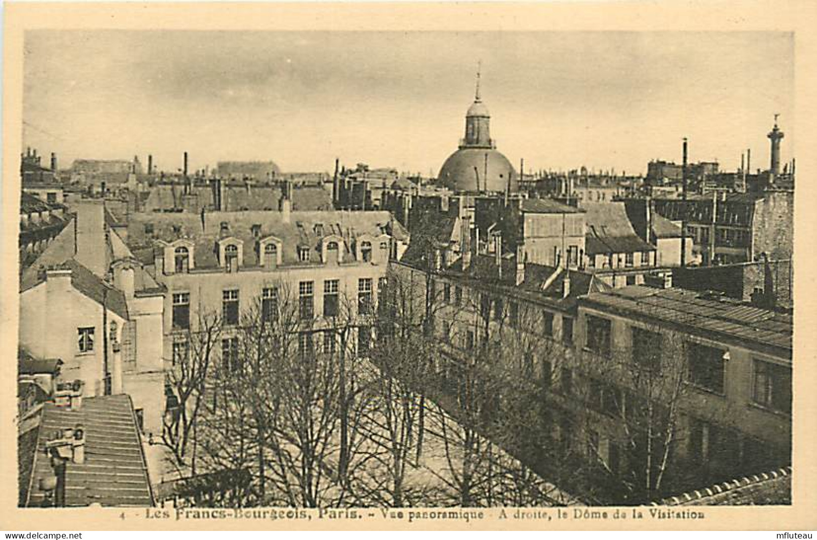 75* PARIS 4e   « francs Bourgeois »vue Generale  RL04 .0436 - Arrondissement: 04