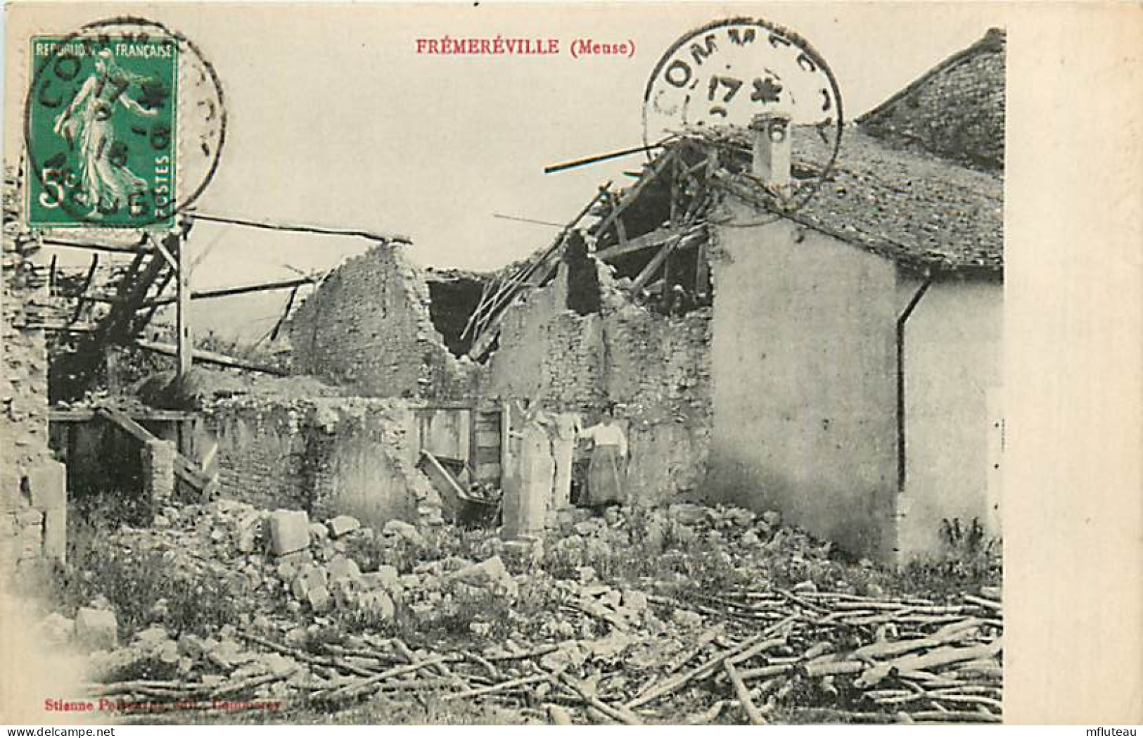 55* FREMEREVILLE  Ruines WW1        RL05.0228 - Guerre 1914-18