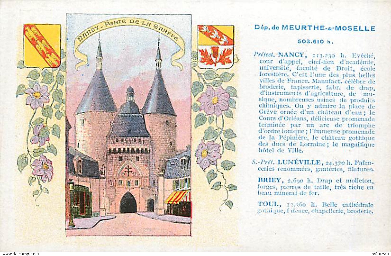 54* MEURTHE ET MOSELLE Historique Du Sept          RL05.0116 - Sonstige & Ohne Zuordnung