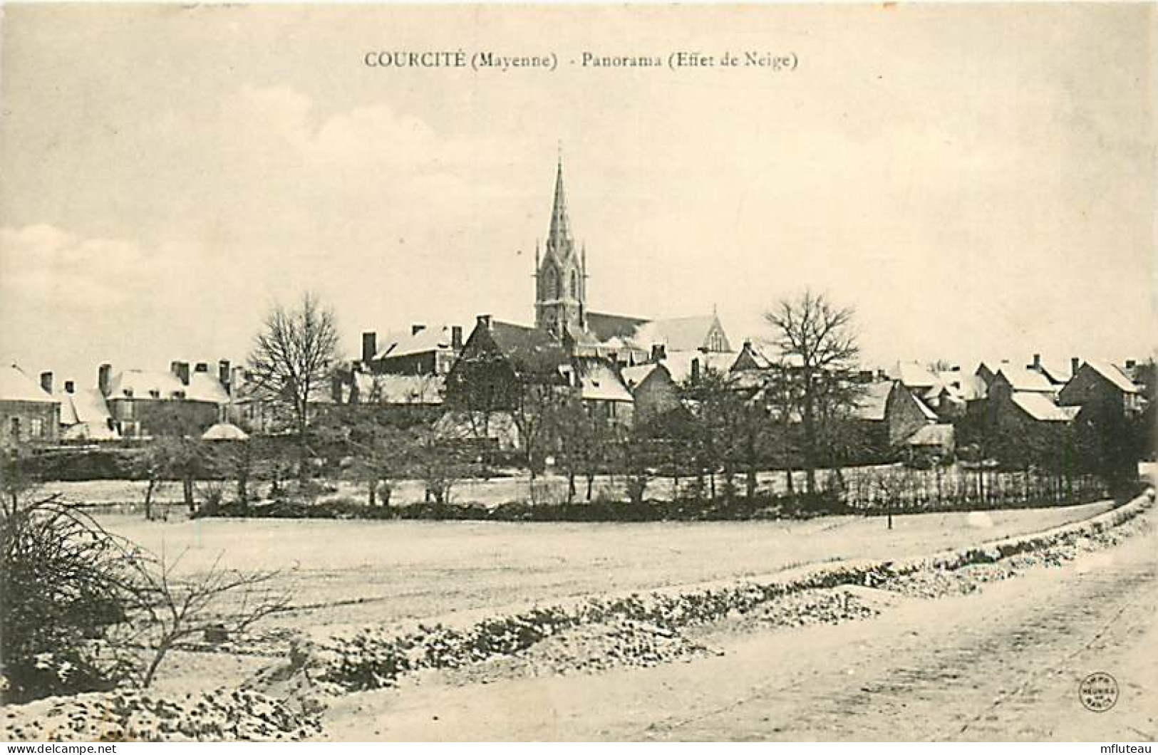 53* COURCITE  Vue Generale  Neige         RL05.0006 - Andere & Zonder Classificatie