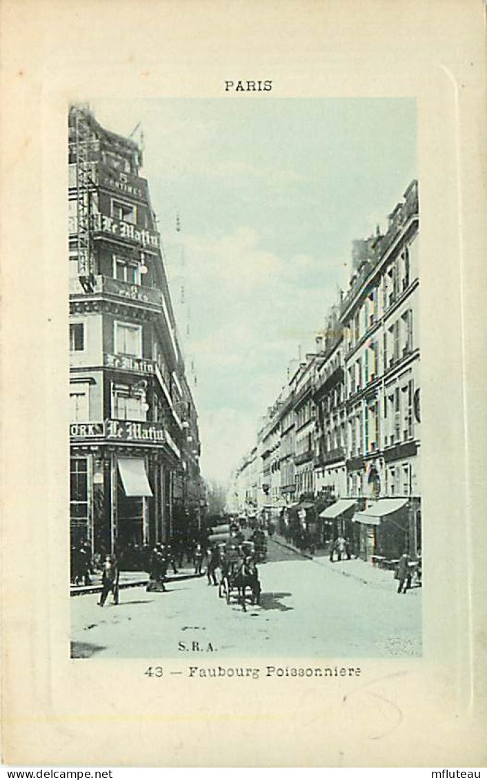 75* PARIS  9e    Faubourg Poissonniere   RL04 .1367 - Distrito: 09