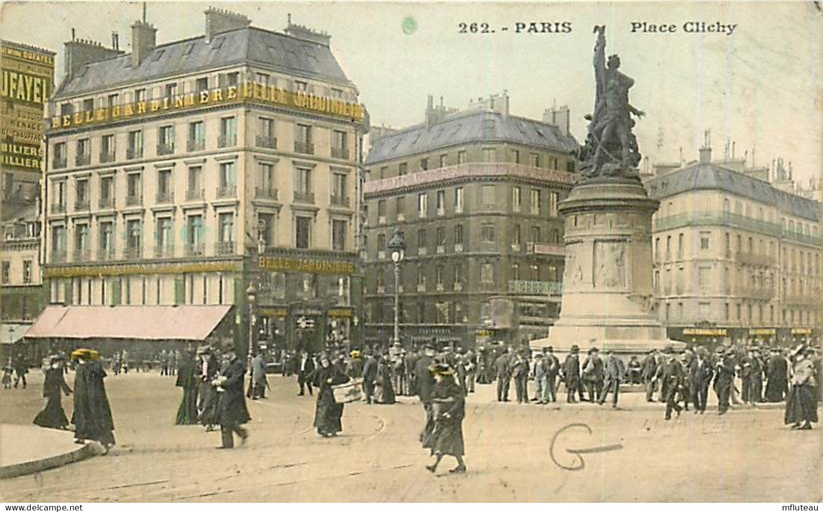 75* PARIS  9e  Place  Clichy  Monument  Moncey    RL04 .1328 - Distrito: 09