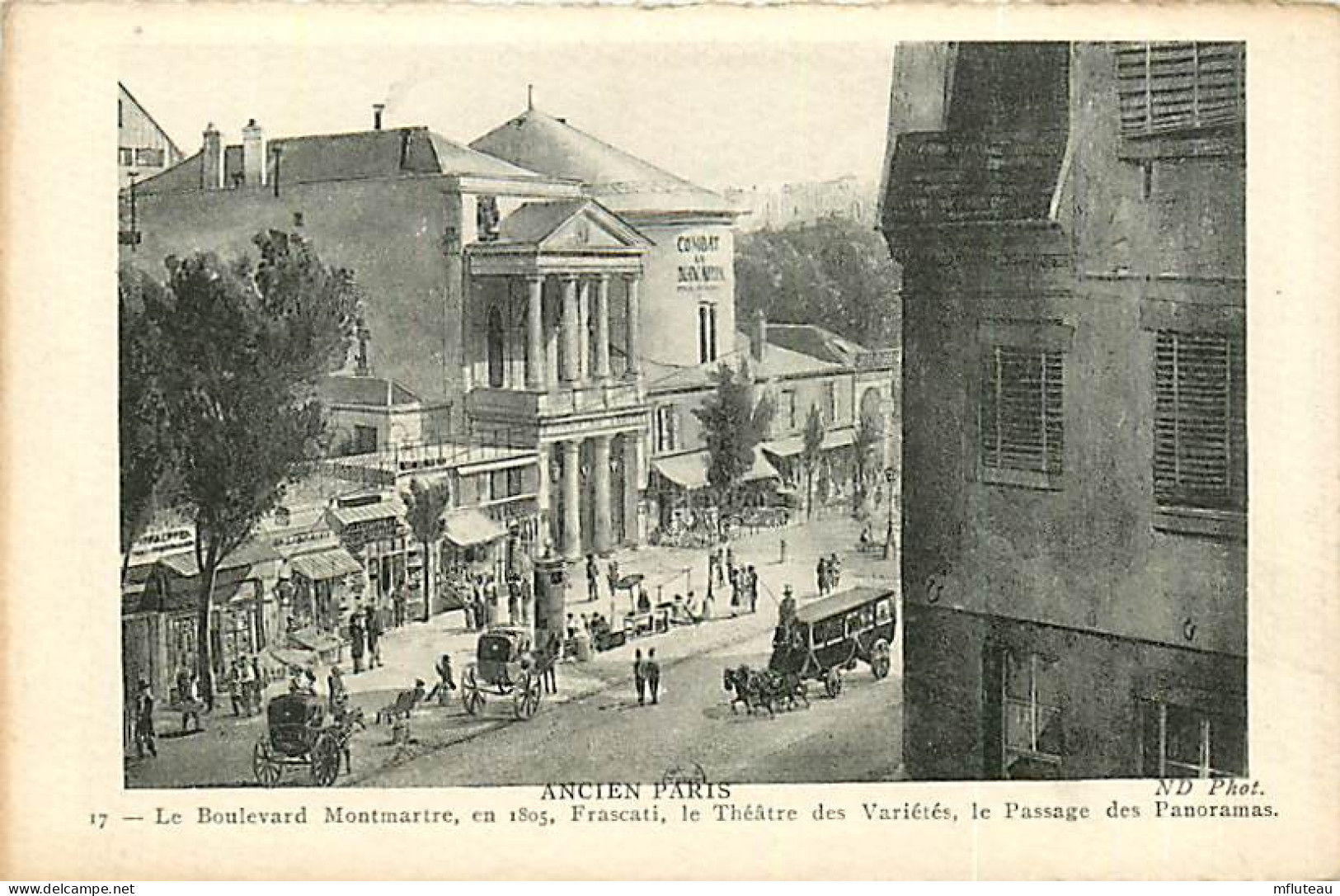 75* PARIS  9e   Bd   Montmartre     Vers 1805  RL04 .1315 - Paris (09)