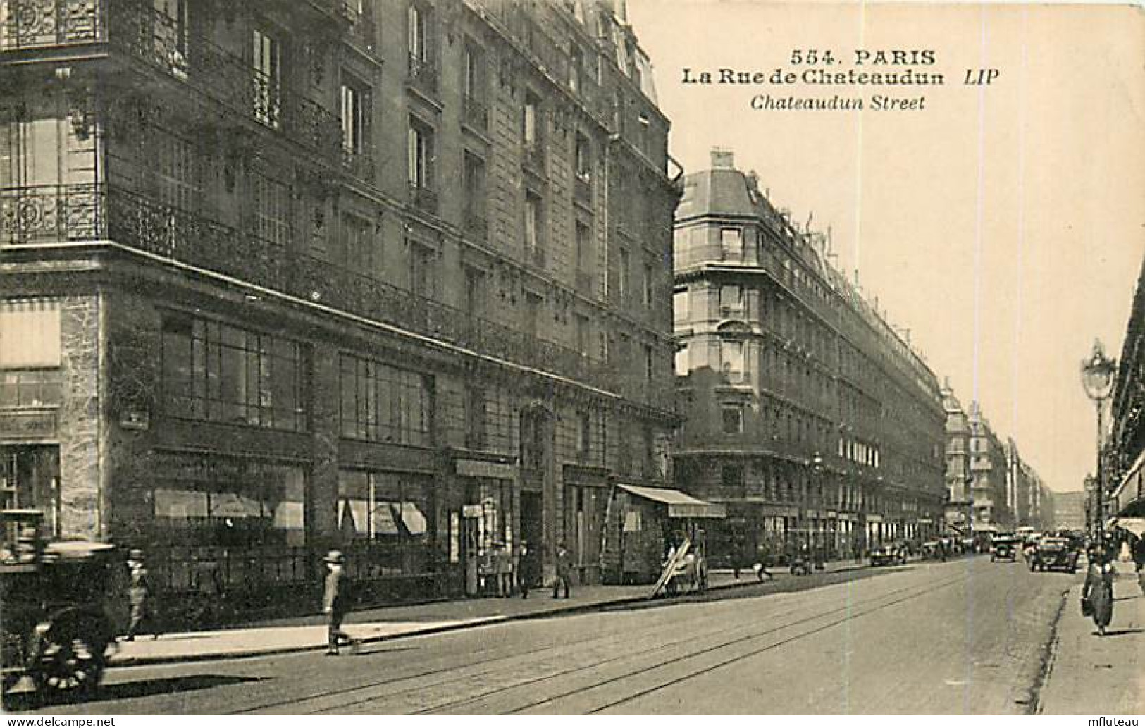75* PARIS  9e   Rue De Chateaudun   RL04 .1293 - Distrito: 09