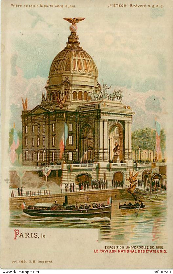 75* PARIS  8e   Expo 1900-  Pavillon Des Etats Unis   RL04 .1254 - Paris (08)