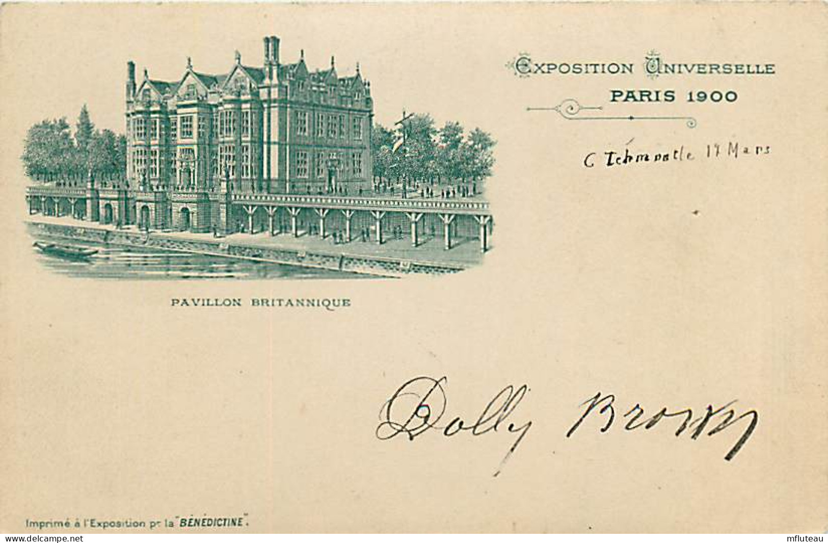 75* PARIS  8e   Expo 1900- Pavillon Britannique     RL04 .1216 - Paris (08)