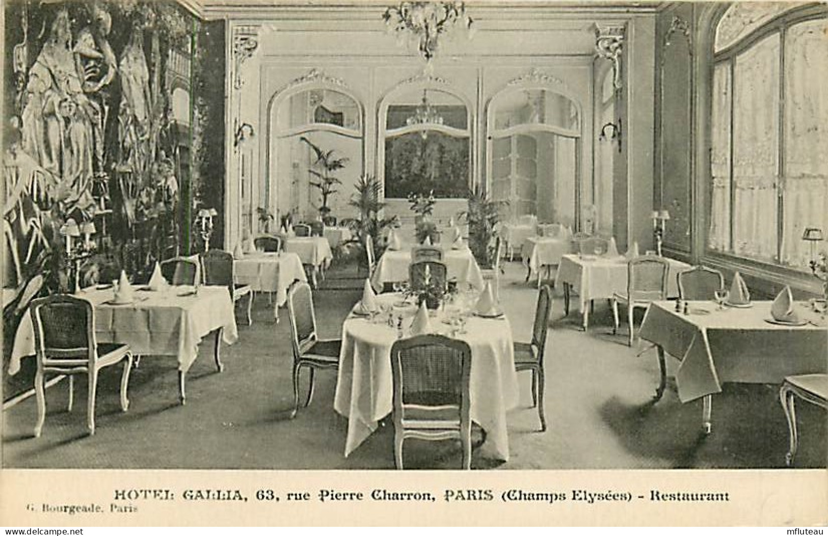 75* PARIS  8e  Champs Elysees  Hotel « gallia »  Restaurant     RL04 .1203 - District 08