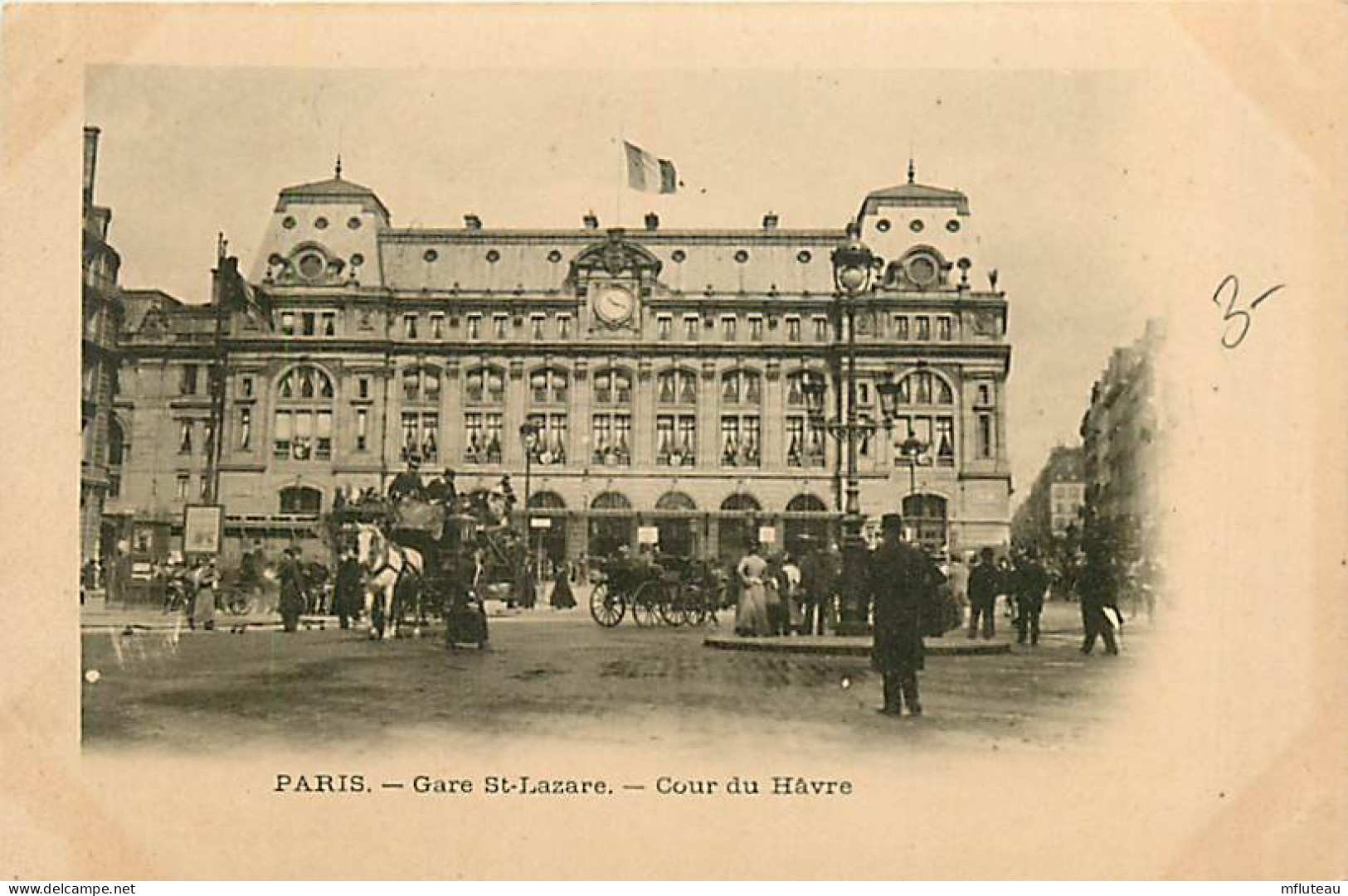 75* PARIS  8e   Gare St Lazare  - Cour Du Havre   RL04 .1191 - District 08