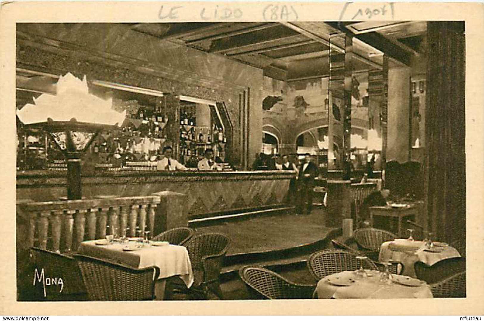 75* PARIS  8e  Champs Elysees  LE LIDO -  Bar En Marbre    RL04 .1137 - Paris (08)