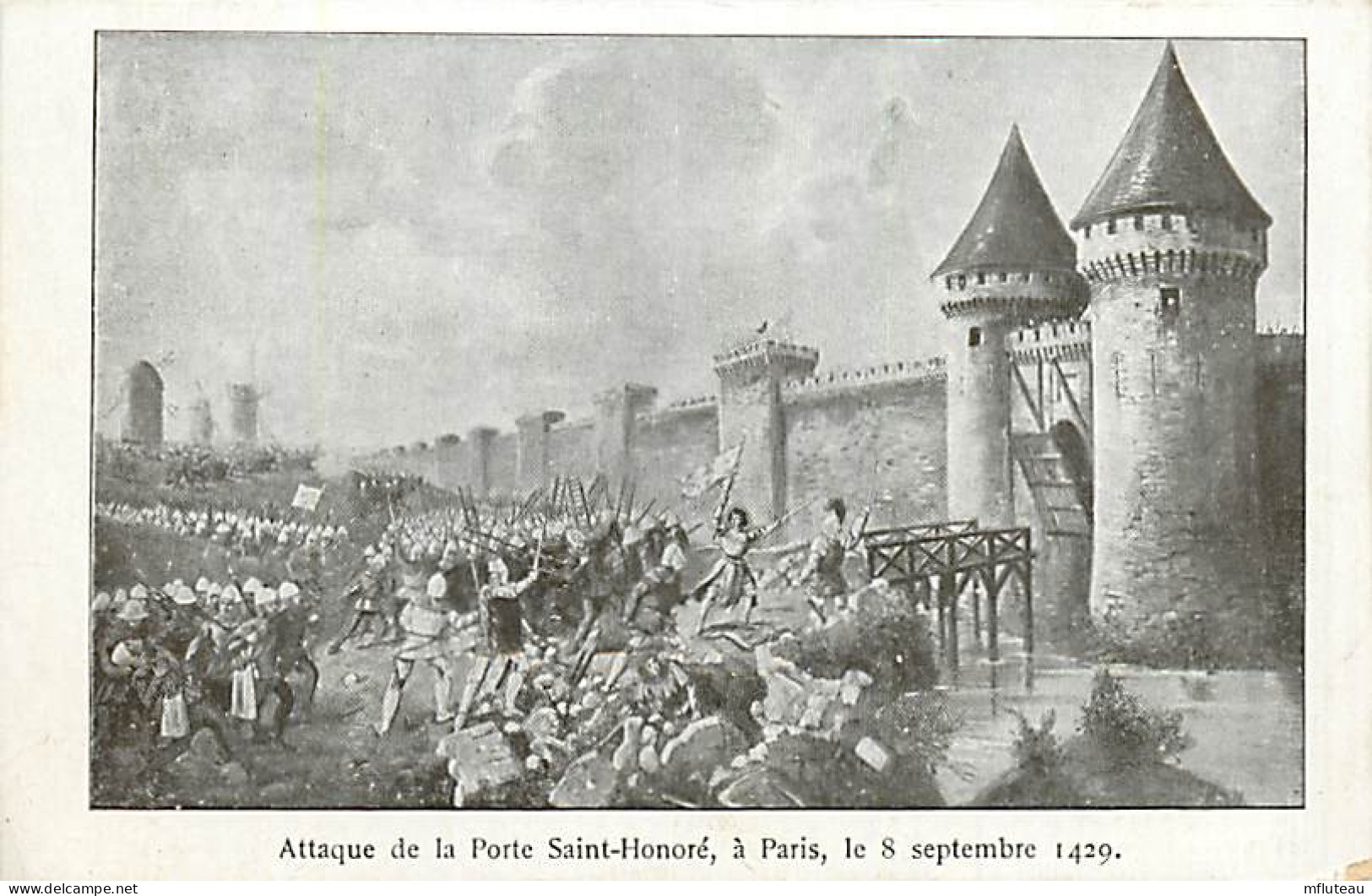 75* PARIS  8e   Attaque De La Porte St Honore  Sept 1429    RL04 .1124 - Paris (08)