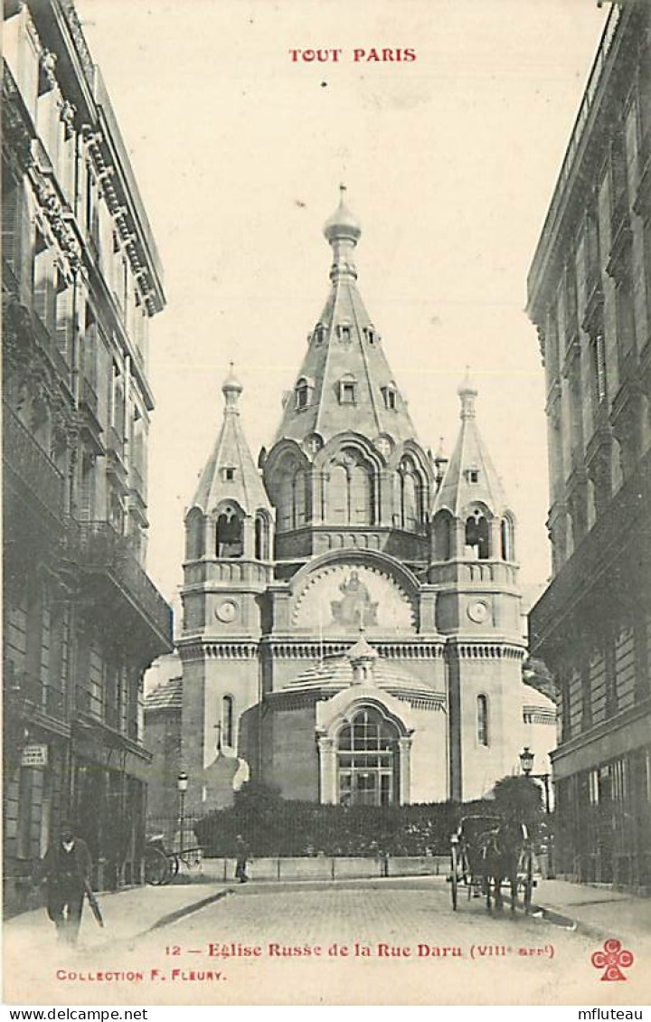 75* PARIS  8e  Eglise Eglise Russe Rue Daru    RL04 .1116 - District 08