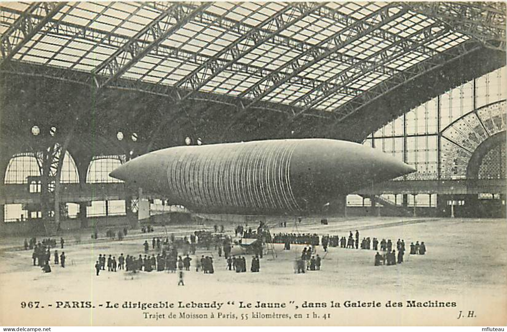 75* PARIS  8e   Dirigeable « lebaudy »  Dans Galerie Des Machines     RL04 .1051 - District 08