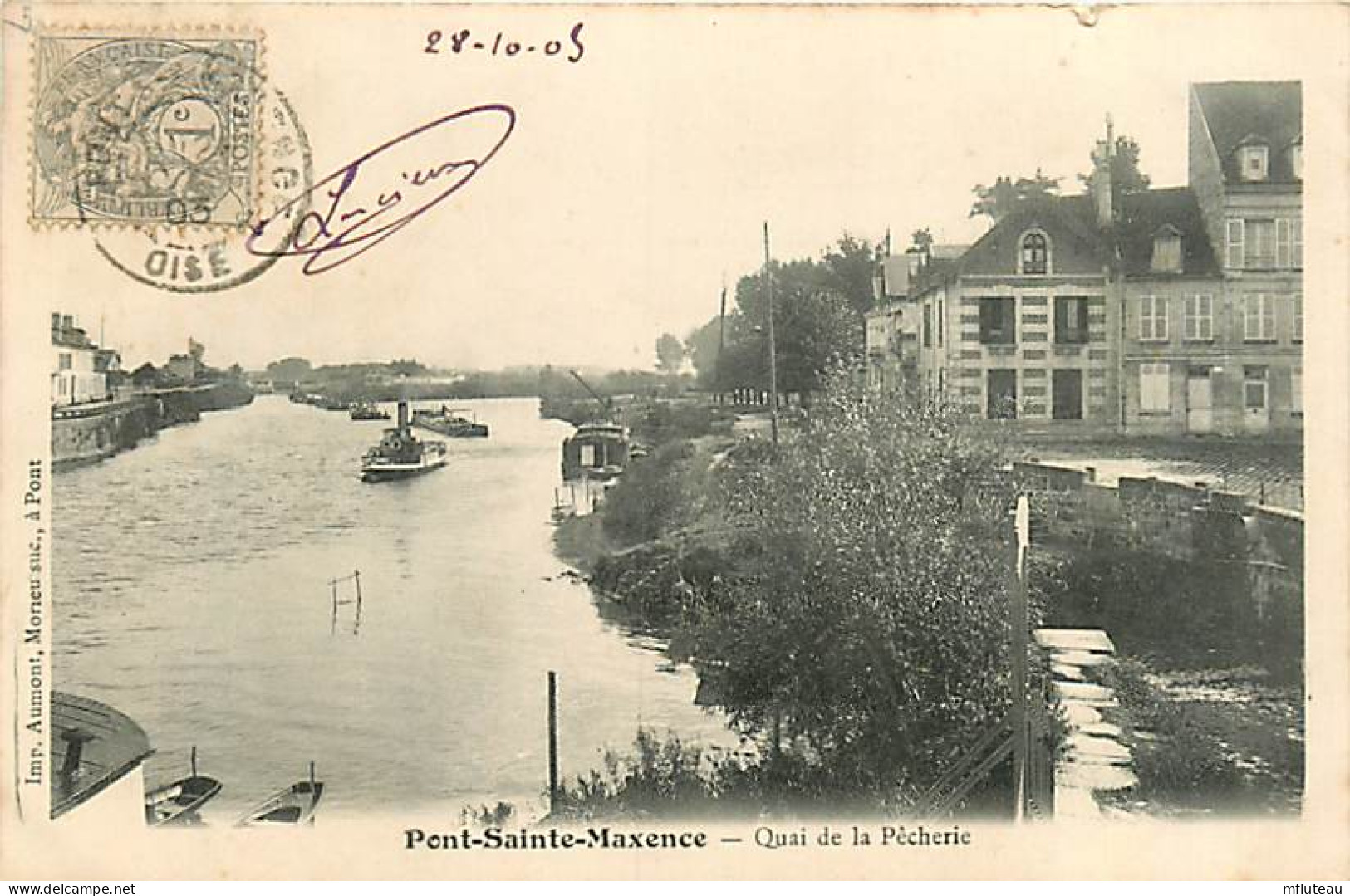 60* PONT STE MAXENCE Quai De La Pecherie          RL05.0746 - Pont Sainte Maxence