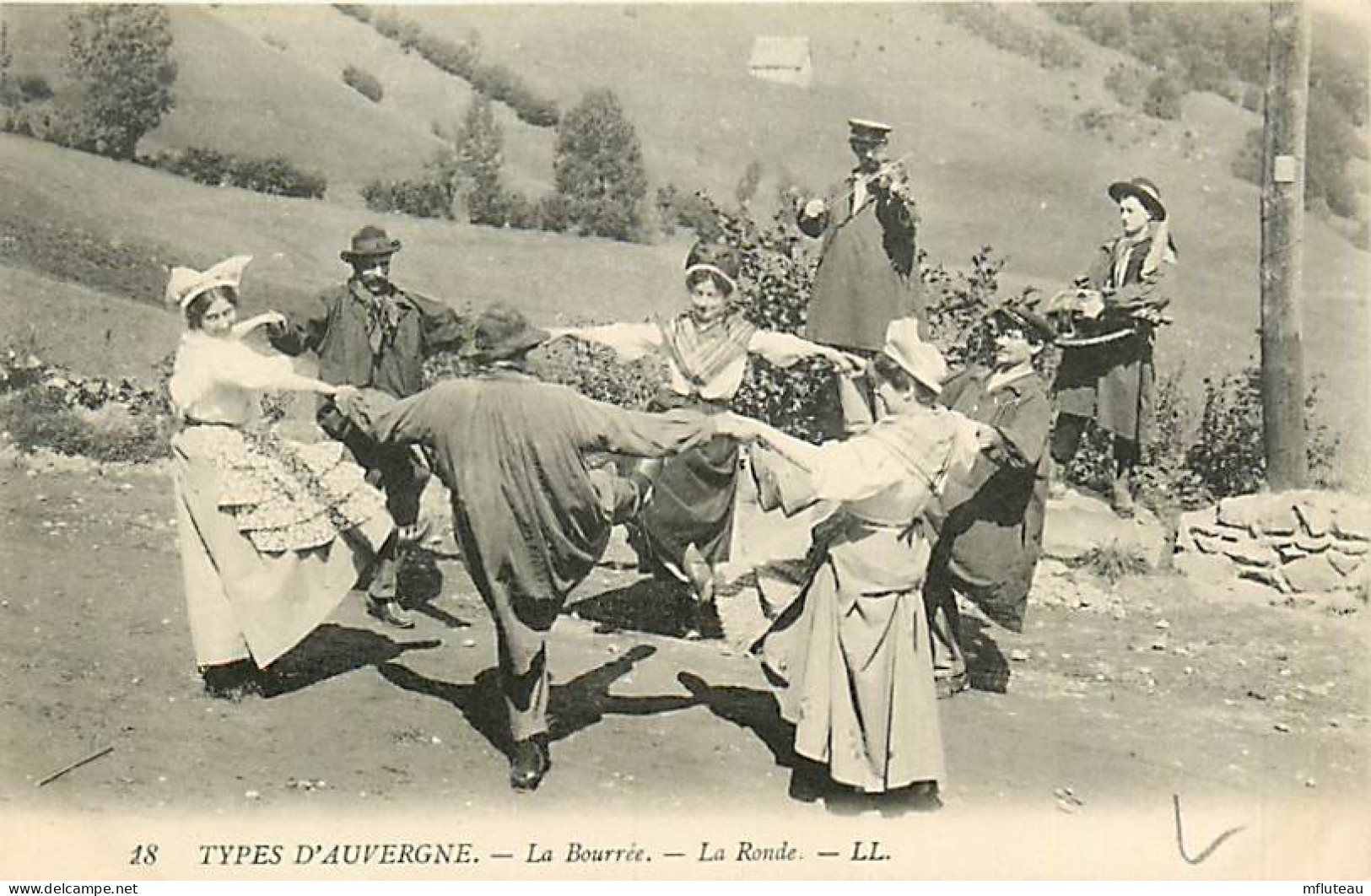 63* AUVERGNE  La Bourree     RL05.1299 - Bailes