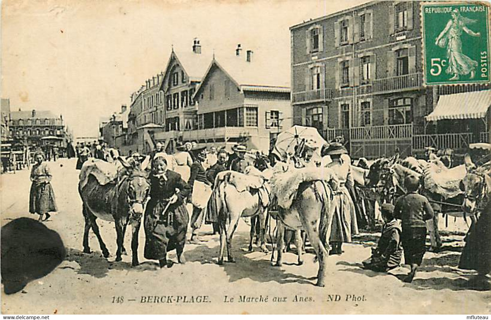 62* BERCK PLAGE  Le Marche Aux Anes      RL05.1217 - Berck