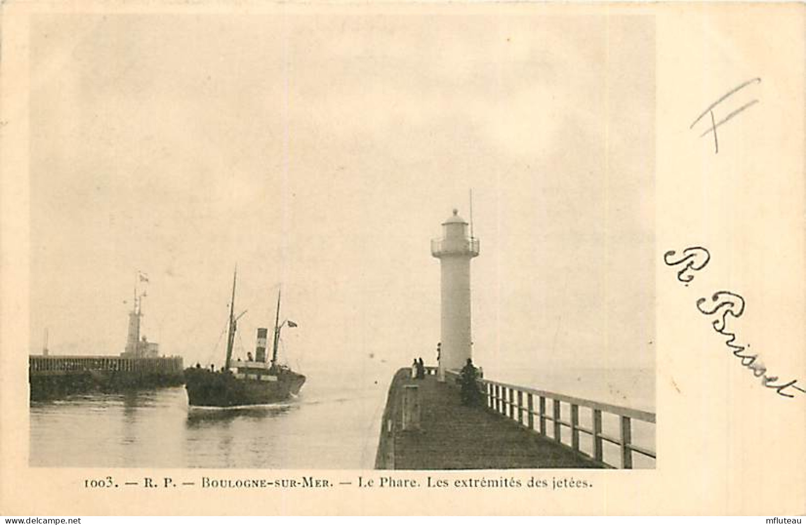 62* BOULOGNE SUR MER  Le Phare  Jetee   RL05.1192 - Boulogne Sur Mer