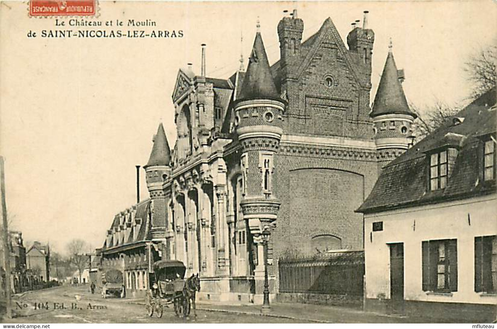 62* ST NICOLAS LEZ ARRAS Chateau  Moulin    RL05.1175 - Other & Unclassified