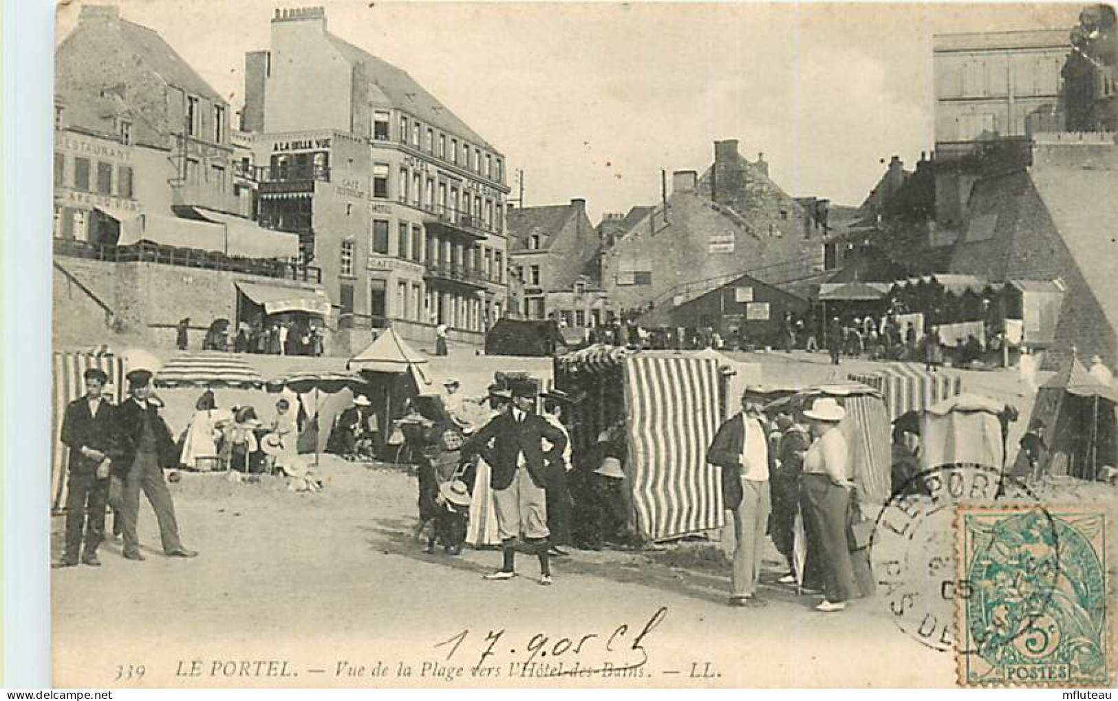 62* LE PORTEL   Plage Vers Hotel Des Bains      RL05.1135 - Le Portel