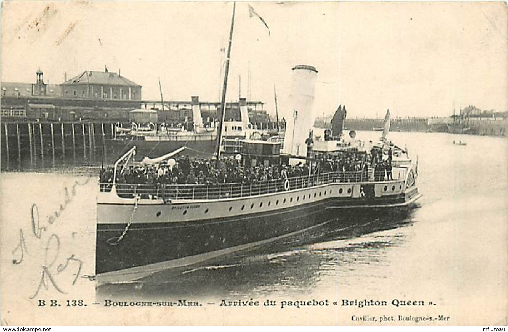 62* BOULOGNE SUR MER  Arrivee Du « brighton Queen »    RL05.1095 - Boulogne Sur Mer