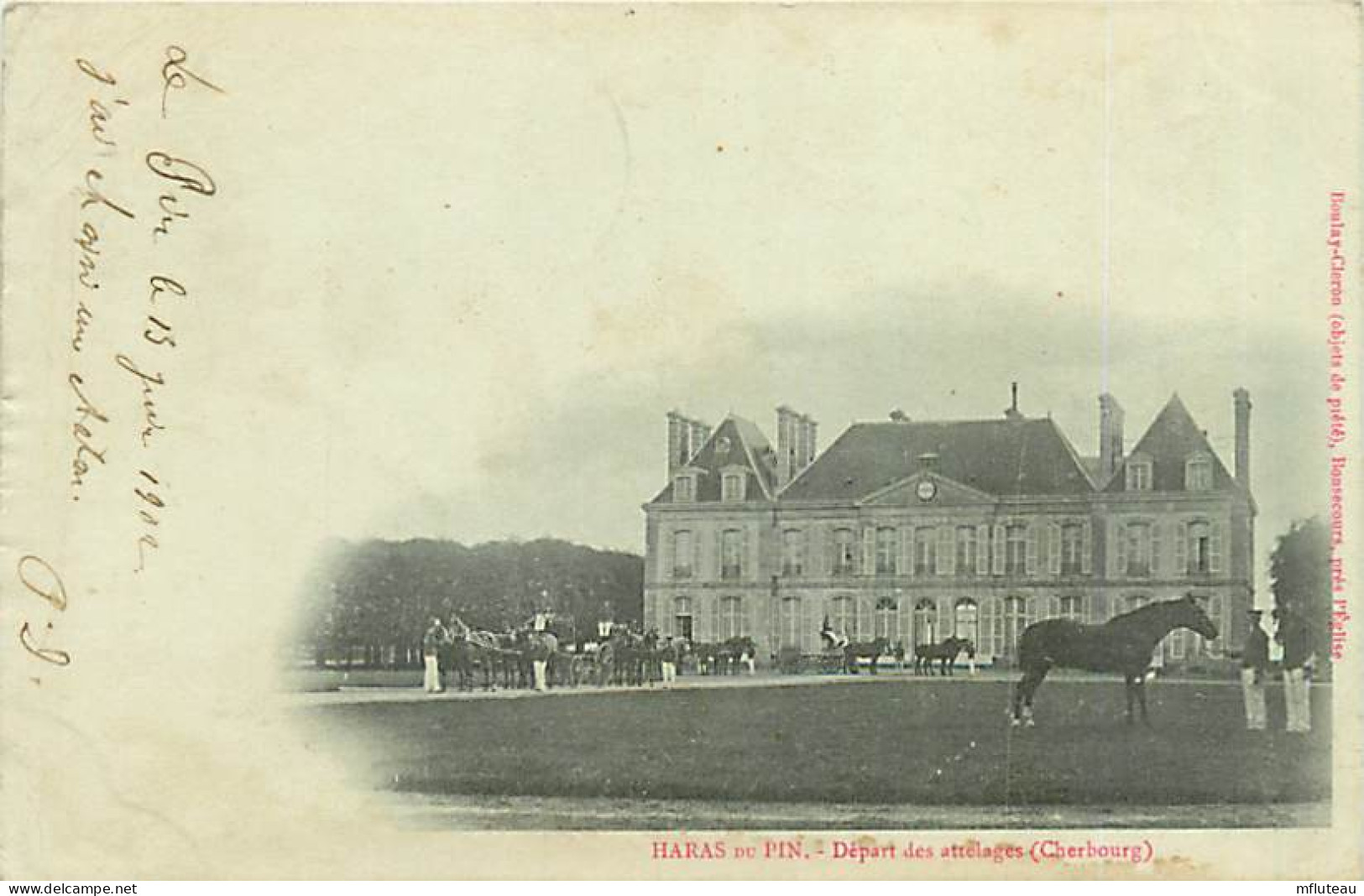 61* LE HARAS DU PIN  Depart Des Attelages      RL05.0922 - Wagengespanne