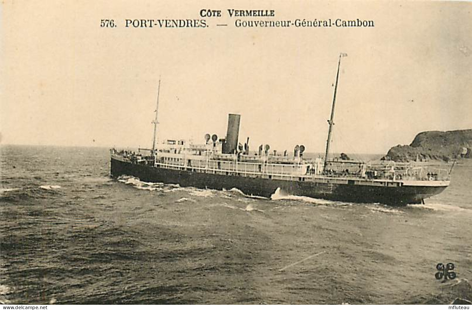 66* PORT VENDRES  Le « gouverneur General Cambron »         RL06.0258 - Port Vendres