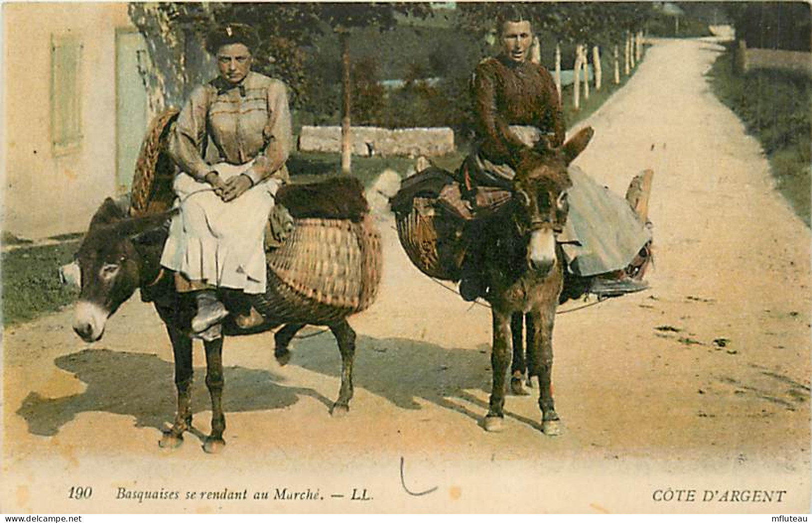 64* PYRENEES  Basquaises Rentrant Du Marche             RL06.0083 - Costumes