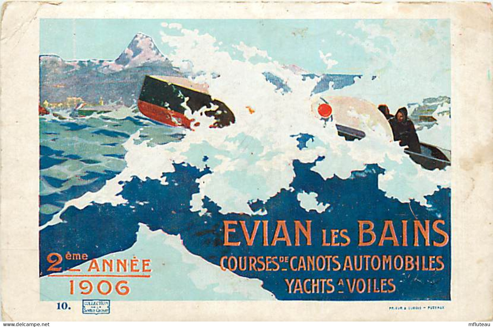 74* EVIAN LES BAINS  Course Nautiques  1906         RL06.1153 - Evian-les-Bains