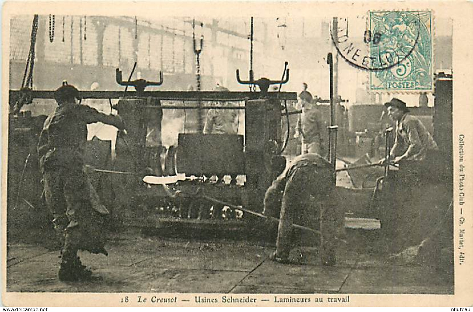 71* LE CREUSOT Usines Schneider  Lamineurs Au Trvail         RL06.0862 - Le Creusot