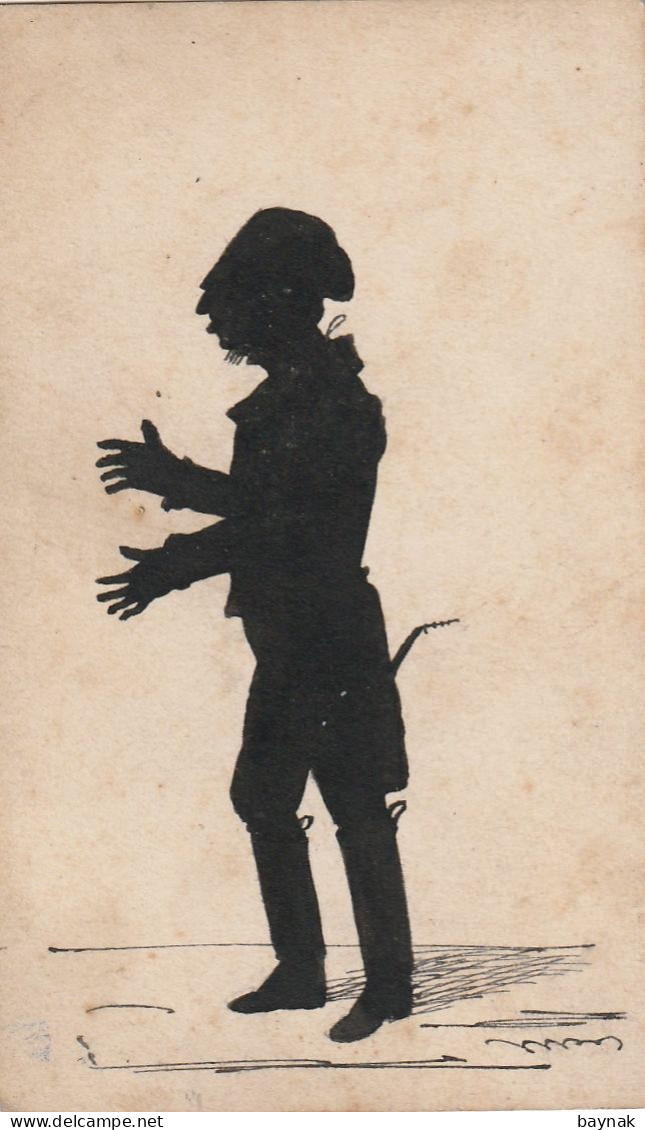 TH3534  --    SILHOUETTE   --  9,4 Cm X 5,5 Cm  --  NOT POSTCARD - Siluette