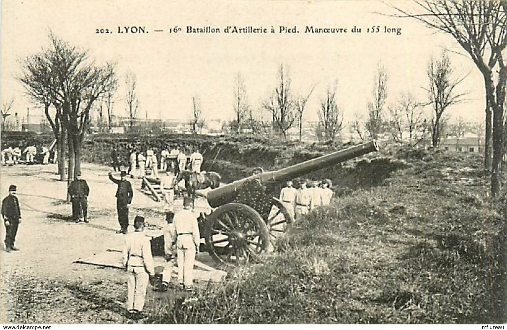 69* LYON 16e Bataillon Artillerie A Pied  155 Long            RL06.0655 - Manovre