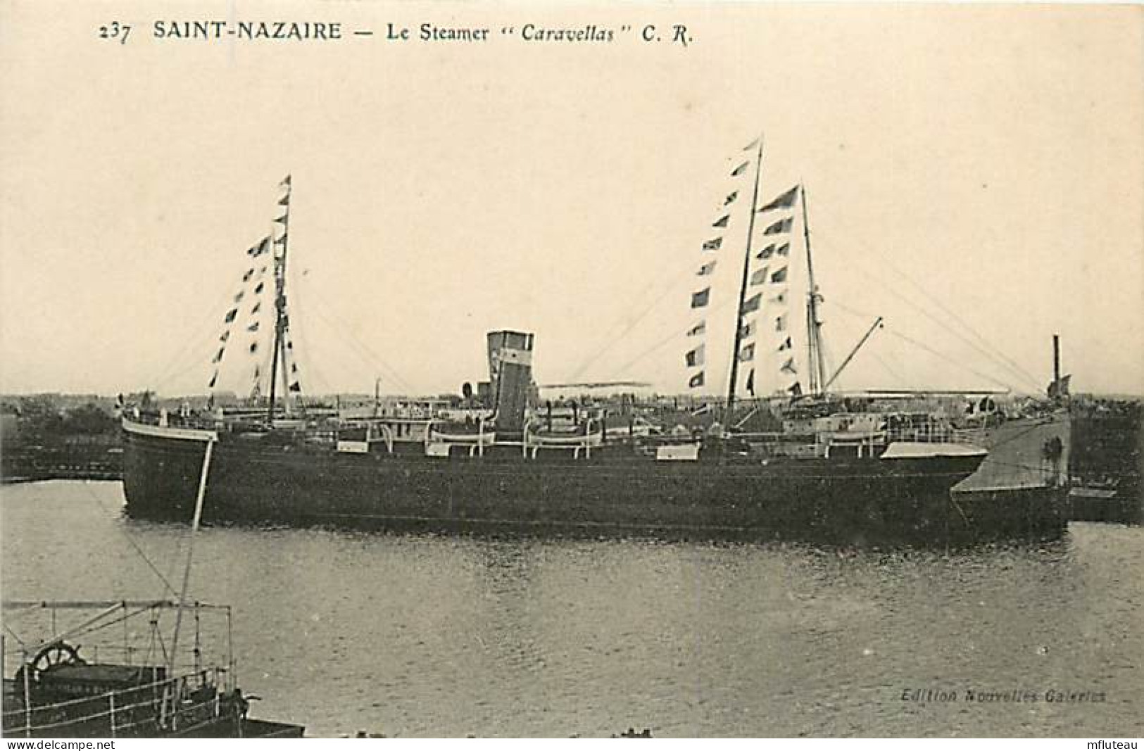 44* ST NAZAIRE  Steamer « caravellas »   RL07.0266 - Saint Nazaire