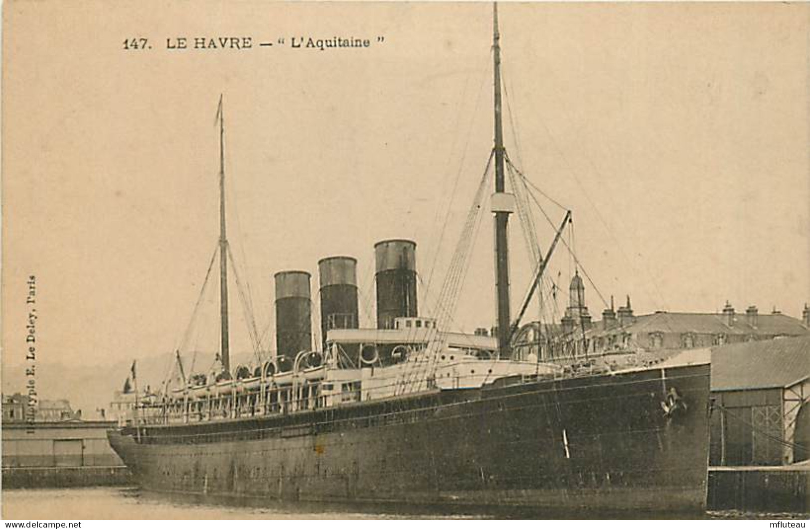 76* LE HAVRE  « l Aquitaine »   RL07.0242 - Non Classés