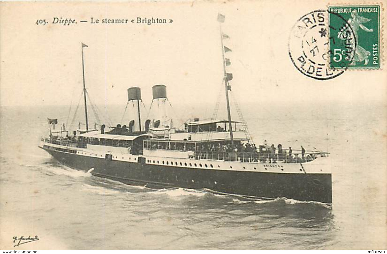 76* DIEPPE  Steamer « brighton »  RL07.0120 - Dieppe